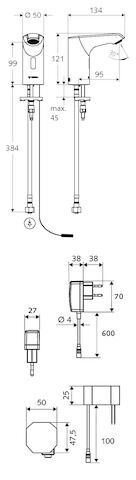 SCHELL XERIS Waschtisch-Armatur SCHELL - SCHELL XERIS Waschtisch-Armatur