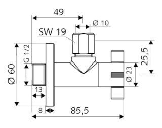 SCHELL WING Eckventil SCHELL - SCHELL WING Eckventil