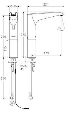 SCHELL XERIS Waschtisch-Armatur SCHELL - SCHELL XERIS Waschtisch-Armatur