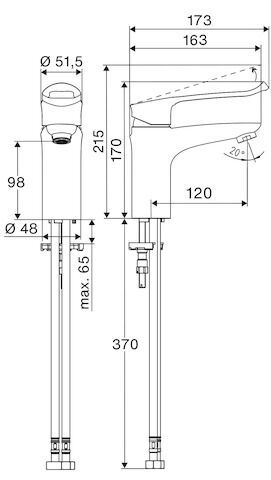 SCHELL MODUS Waschtisch-Armatur SCHELL - SCHELL MODUS Waschtisch-Armatur