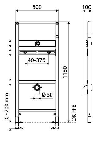 SCHELL MONTUS Urinal-Modul SCHELL - SCHELL MONTUS Urinal-Modul