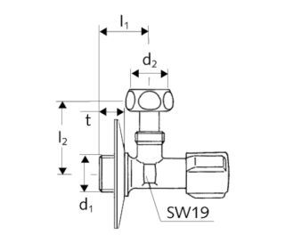 SCHELL COMFORT Eckventil SCHELL - SCHELL COMFORT Eckventil