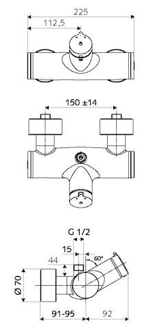 SCHELL VITUS Aufputz-Duscharmatur SCHELL - SCHELL VITUS Aufputz-Duscharmatur