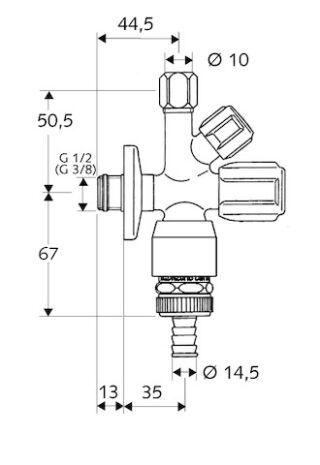 SCHELL COMFORT Eckventil SCHELL - SCHELL COMFORT Eckventil
