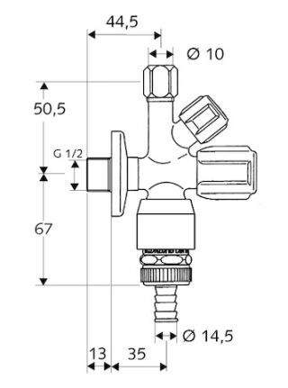 SCHELL COMFORT Eckventil SCHELL - SCHELL COMFORT Eckventil