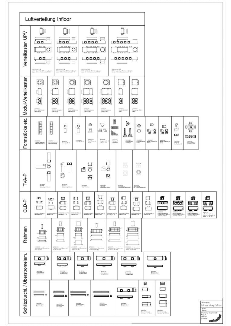 Zehnder - Luftverteilung Infloor