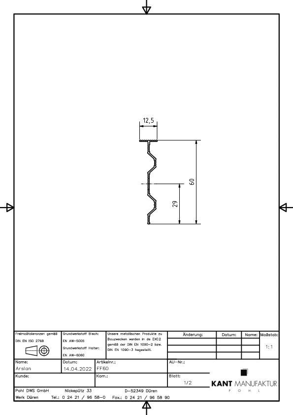 Wandanschlussprofile