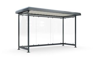 Überdachungssystem Personenüberdachung Oslo WSM - Walter Solbach Metallbau - Überdachungssystem Personenüberdachung Oslo