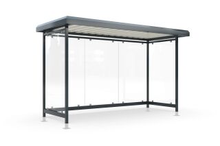 Überdachungssystem Personenüberdachung Oslo WSM - Walter Solbach Metallbau - Überdachungssystem Personenüberdachung Oslo