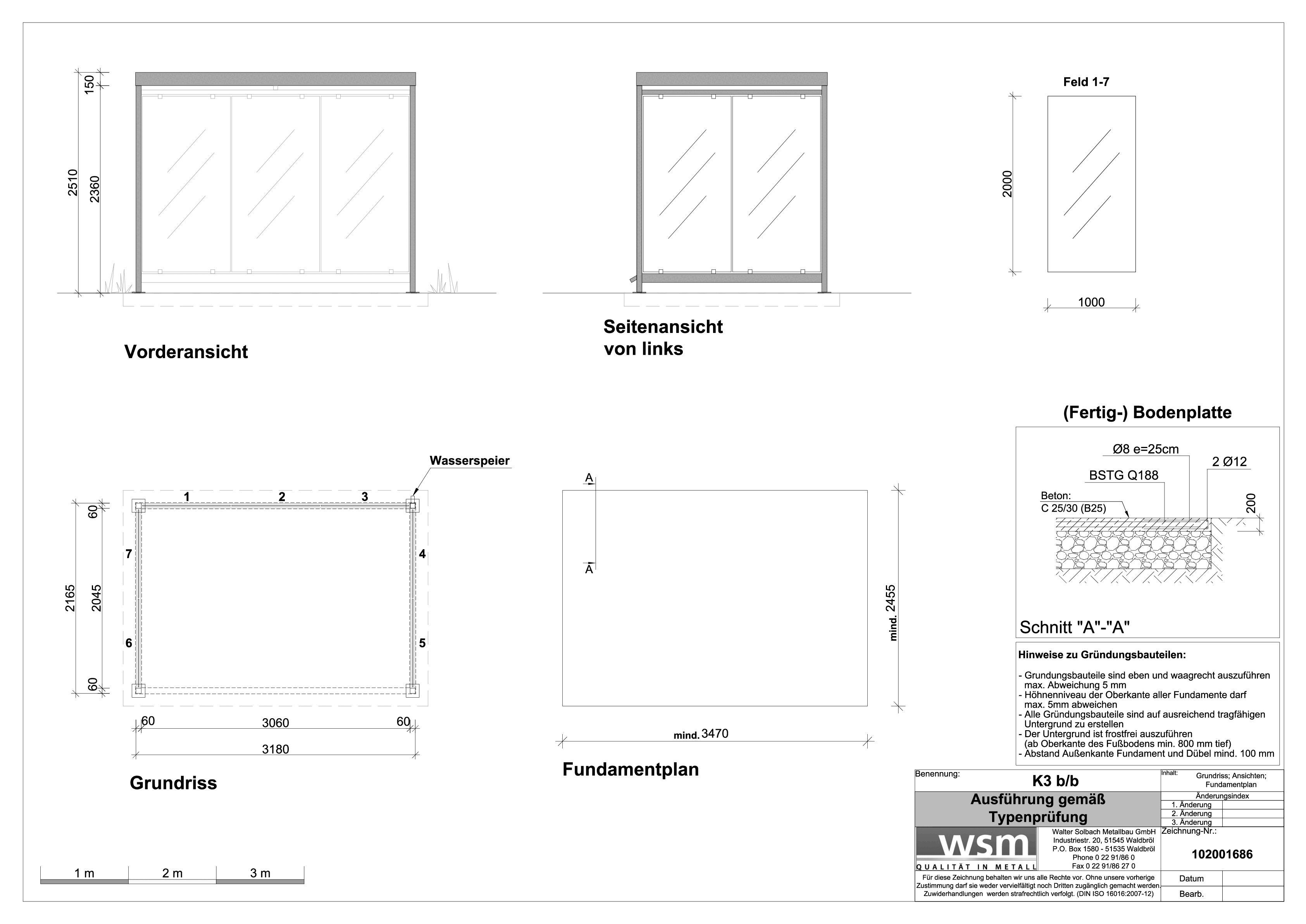 WSM Überdachungssystem Köln
