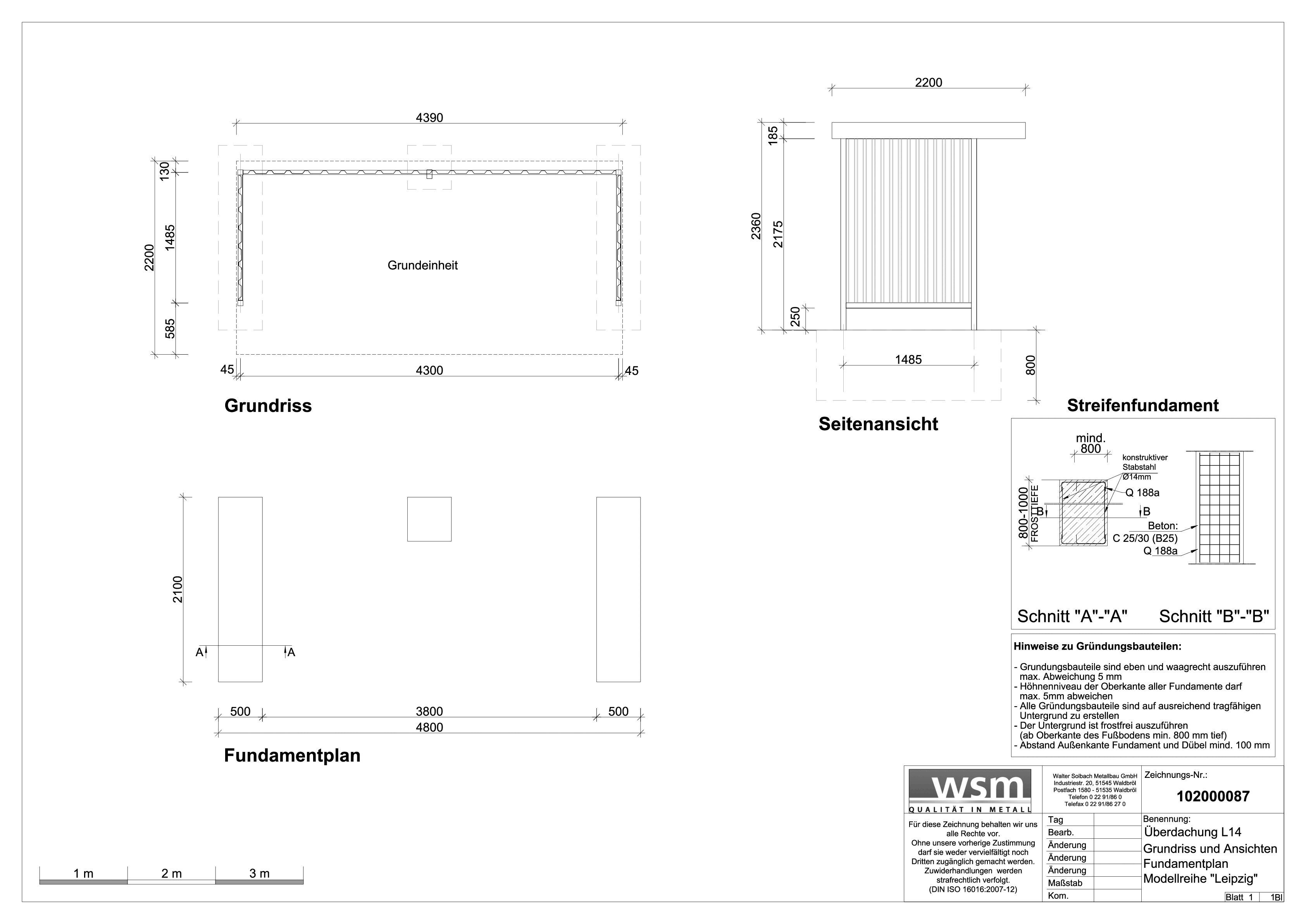 WSM Überdachungsystem Leipzig