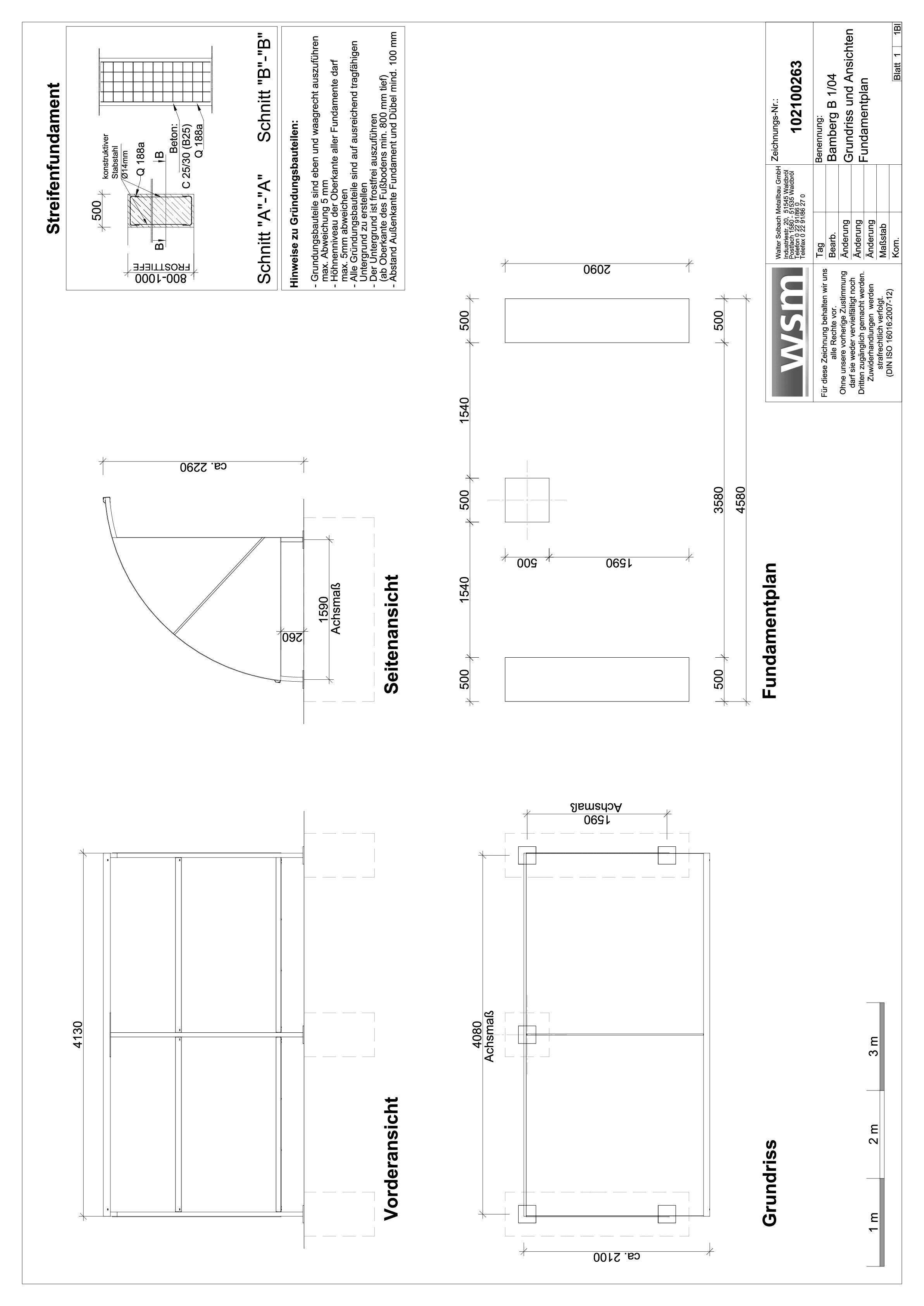 WSM - Walter Solbach Metallbau - WSM Überdachungssystem Bamberg