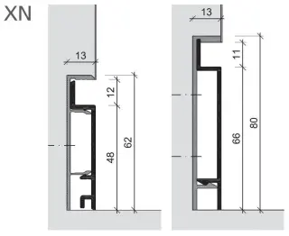 Sockelprofile und Wandrammschutzprofile aus Aluminium Sockelprofile und Wandrammschutzprofile aus Aluminium