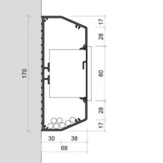 Aluminiumkanäle für Elektroinstallationen Aluminiumkanäle für Elektroinstallationen