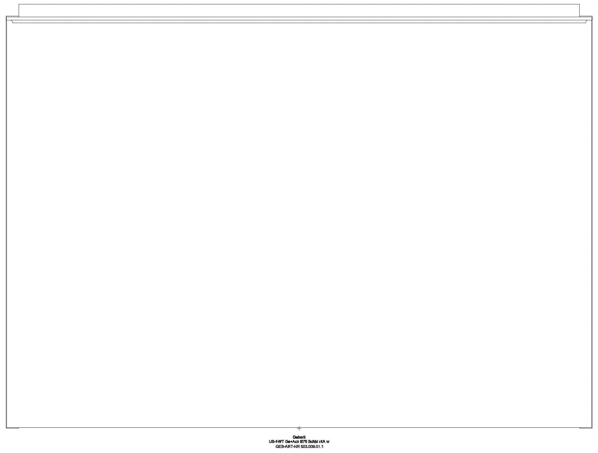 Acanto US für WT B:75cm, 1 Schubl. 1 i.Schubl., verk. Ausld., weiß hgl._ge2f_503009011_a