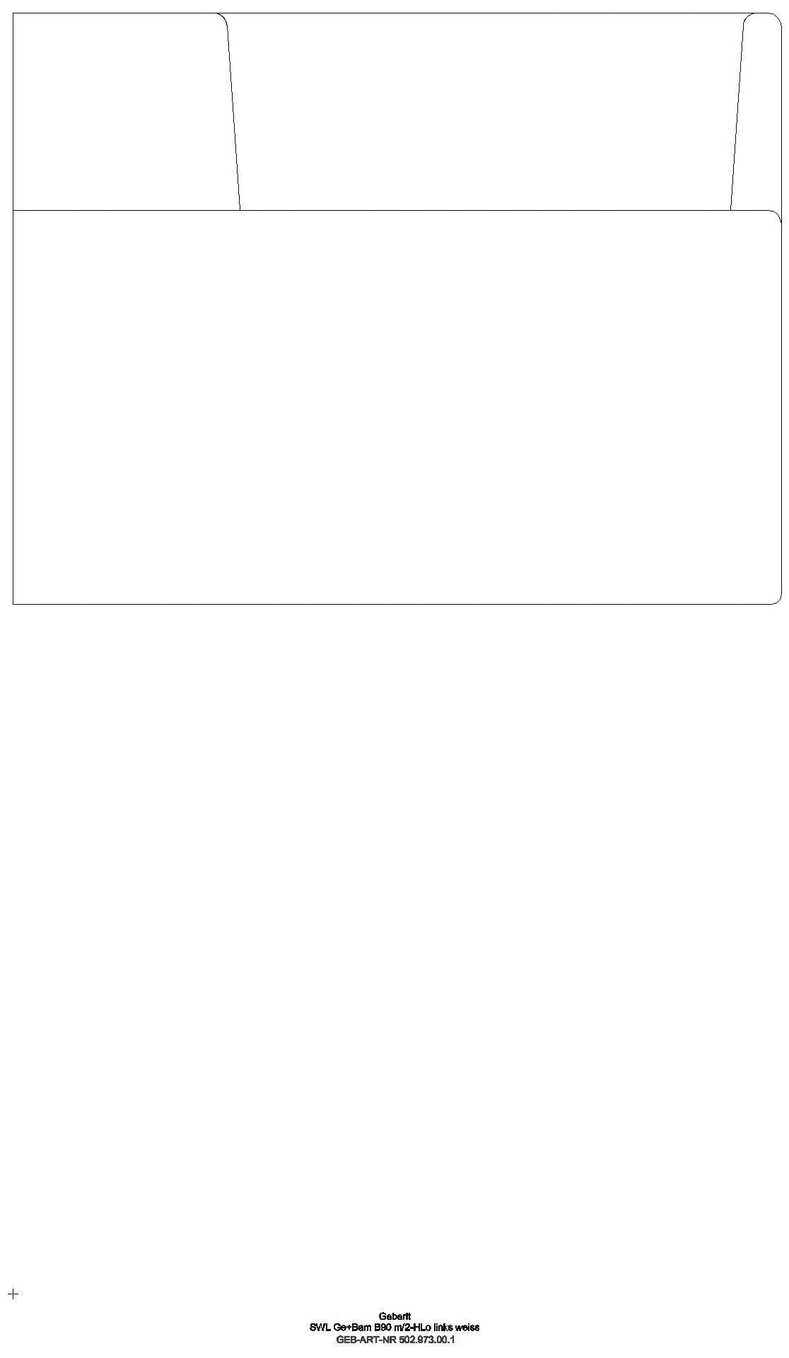 Bambini Spiel-/Waschlandschaft B:90cm 2 Waschpl., tieferes B li, 2 Hl., weiß_ge2s_502973001_l