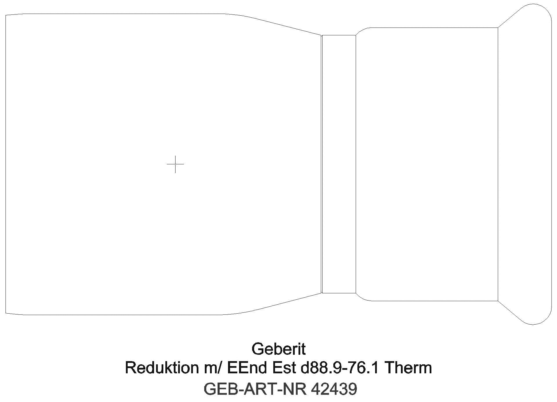 Geberit - GE Mapress Therm Reduktion mit Einschubende d88,9-54_42439_l