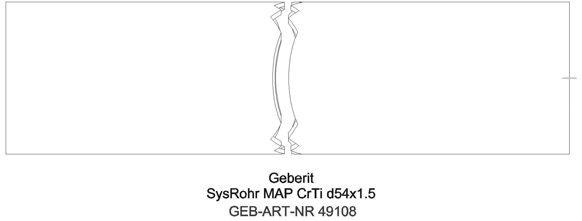 GE Mapress Therm Systemrohr CrTi d42x1,5 L:6m_49108_l