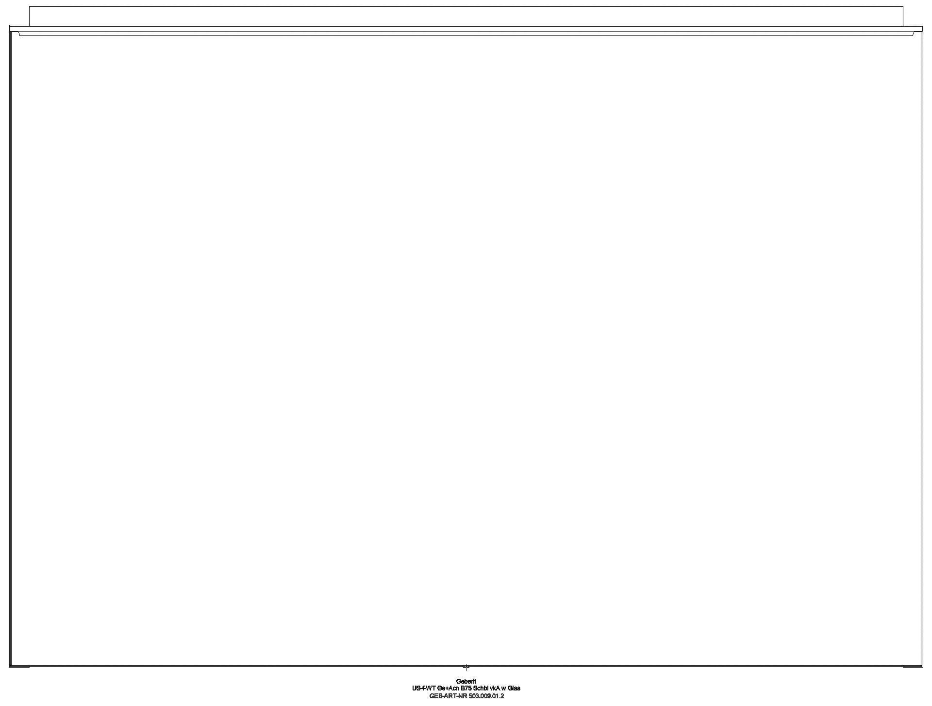 Acanto US für WT B:75cm, 1 Schubl. 1 i.Schubl., v.Ausl., weiß hgl./Gl. weiß_ge2f_503009012_a
