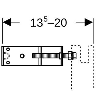 GE DuofixBasic Zubehör Geberit - GE DuofixBasic Zubehör (GTIN: 4064746031281, HAN: 111839002)