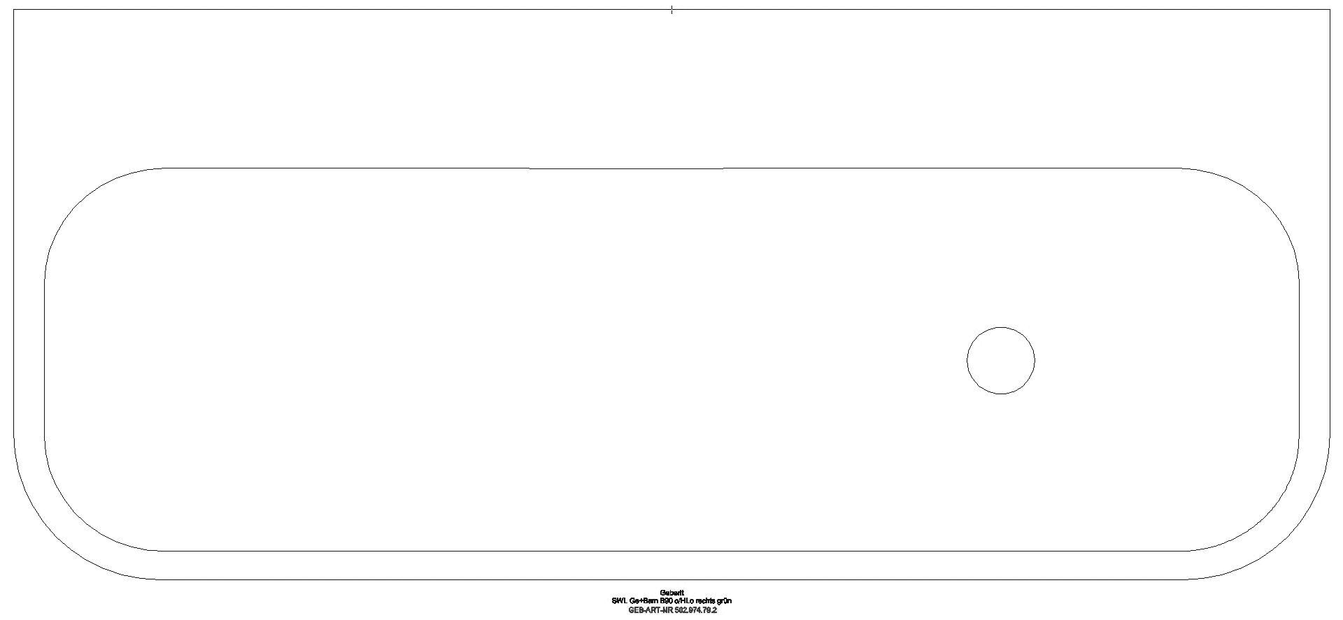 Bambini Spiel-/Waschlandschaft B:90cm 2 Waschpl., tieferes B re, o. Hl., grün_502974792_g