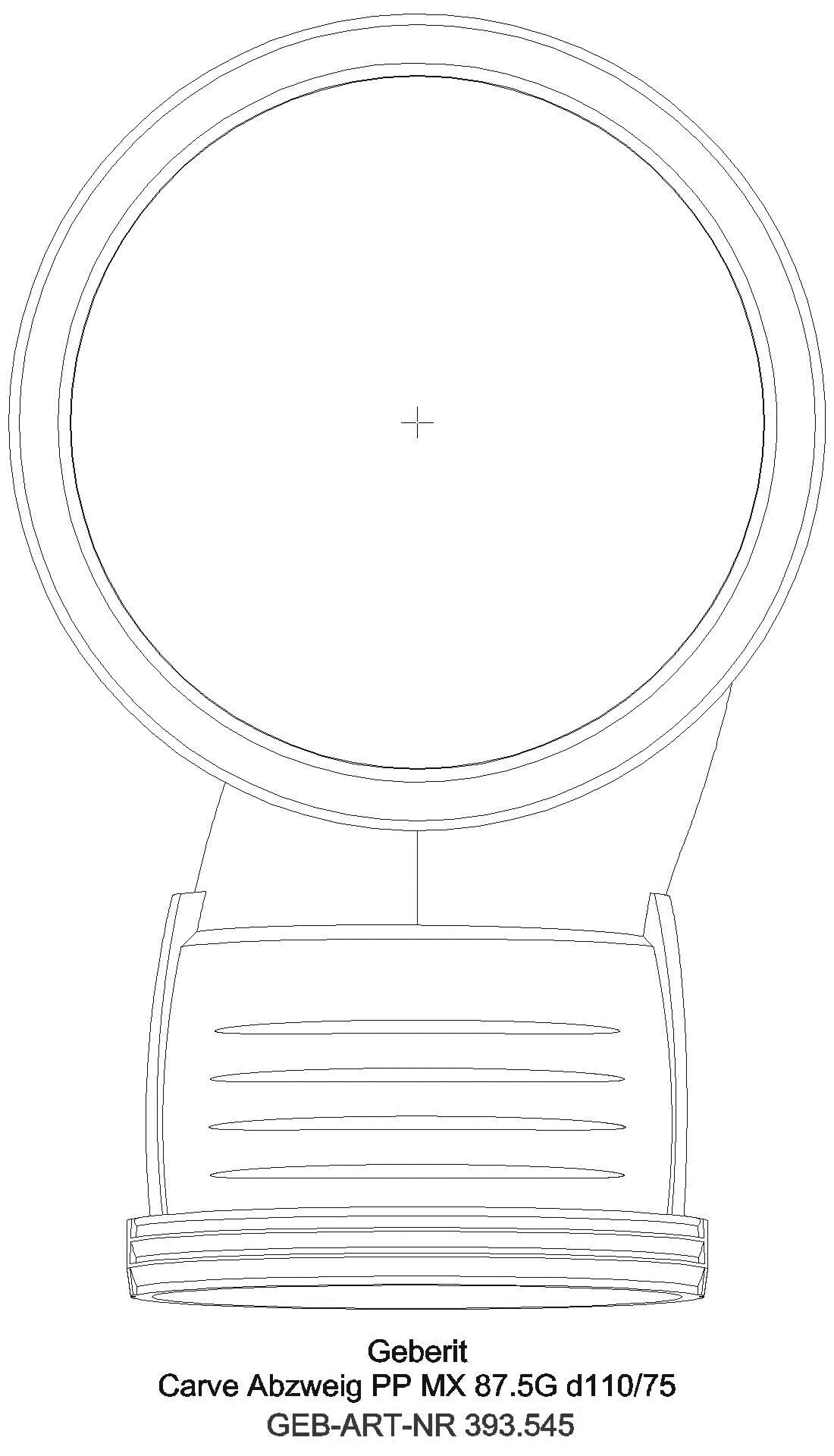 GE Silent-Pro Carve Abzweig 87,5Gr, d110/50_393545141_g