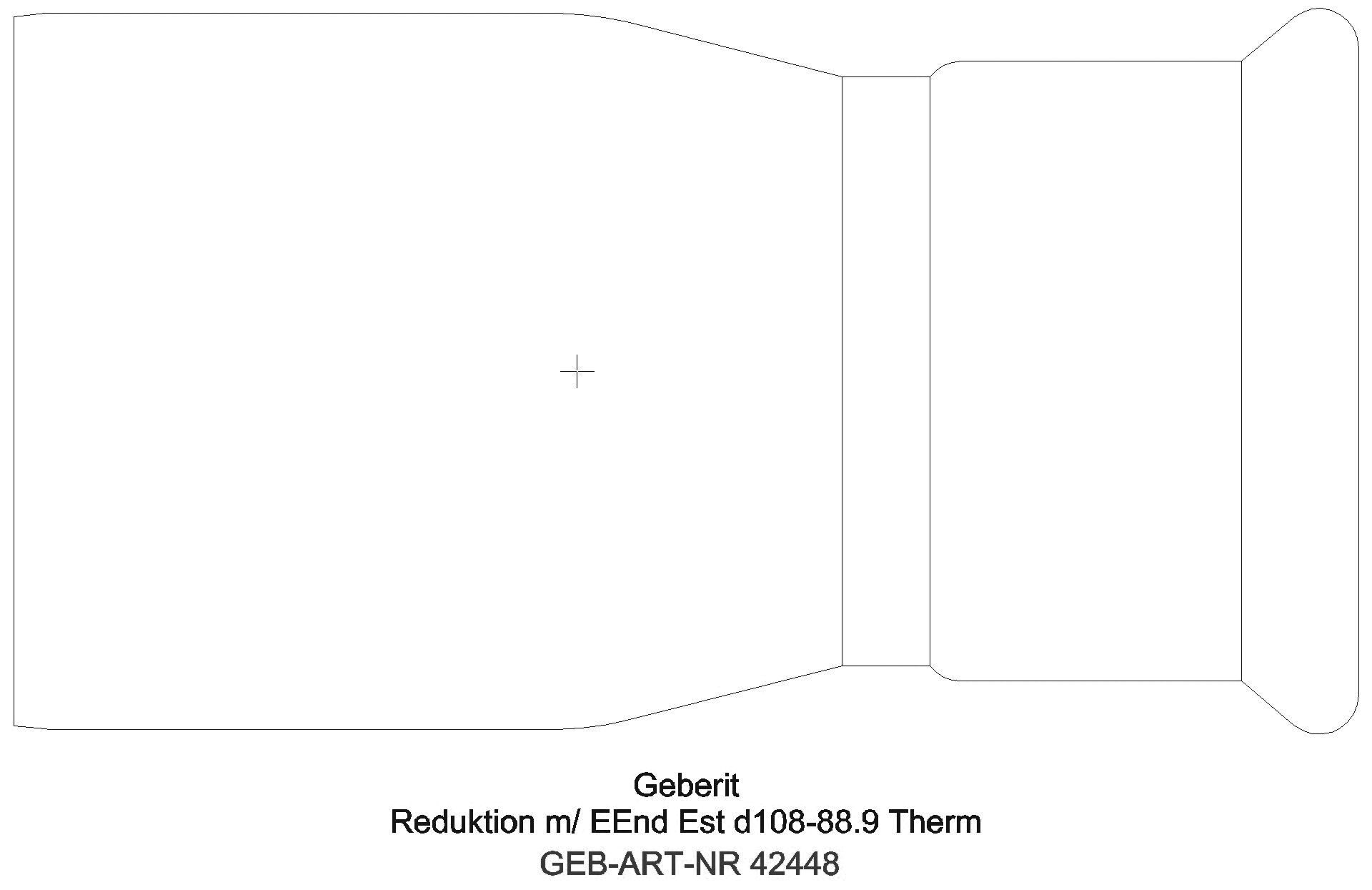 Geberit - GE Mapress Therm Reduktion mit Einschubende d108-76,1_42448_l