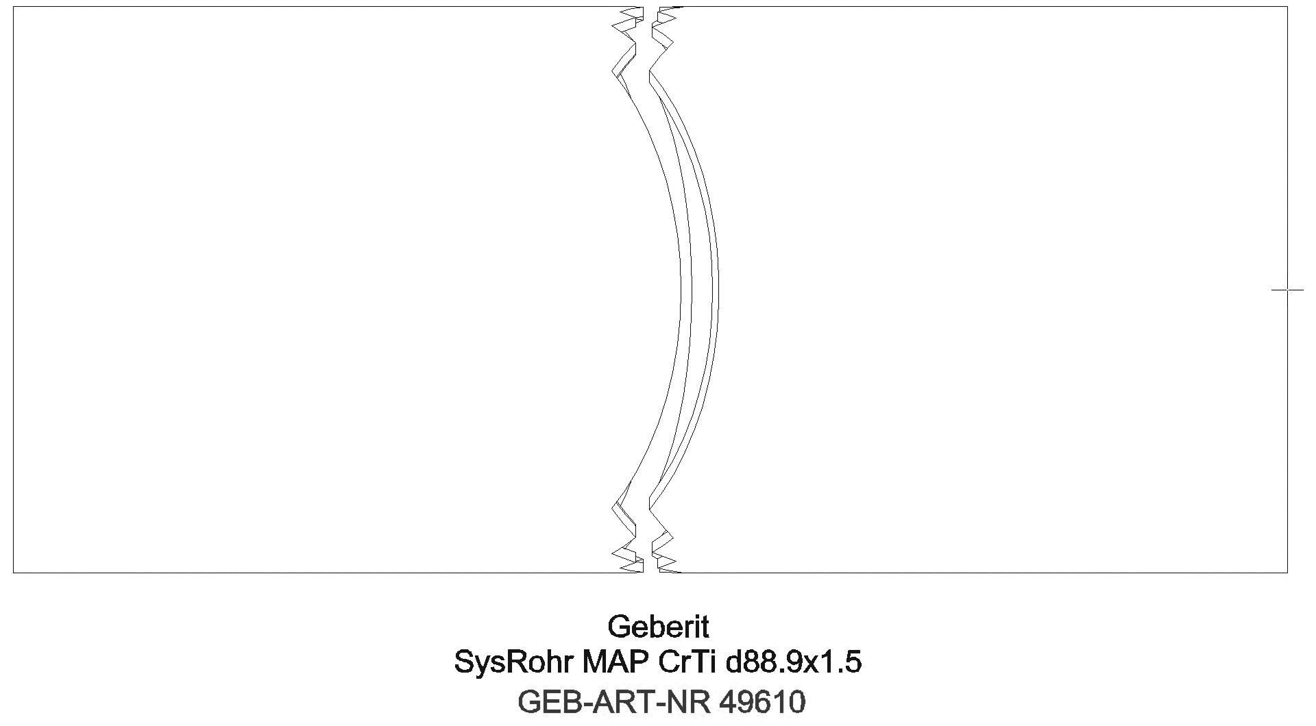 GE Mapress Therm Systemrohr CrTi d76,1x1,5 L:6m_49610_l