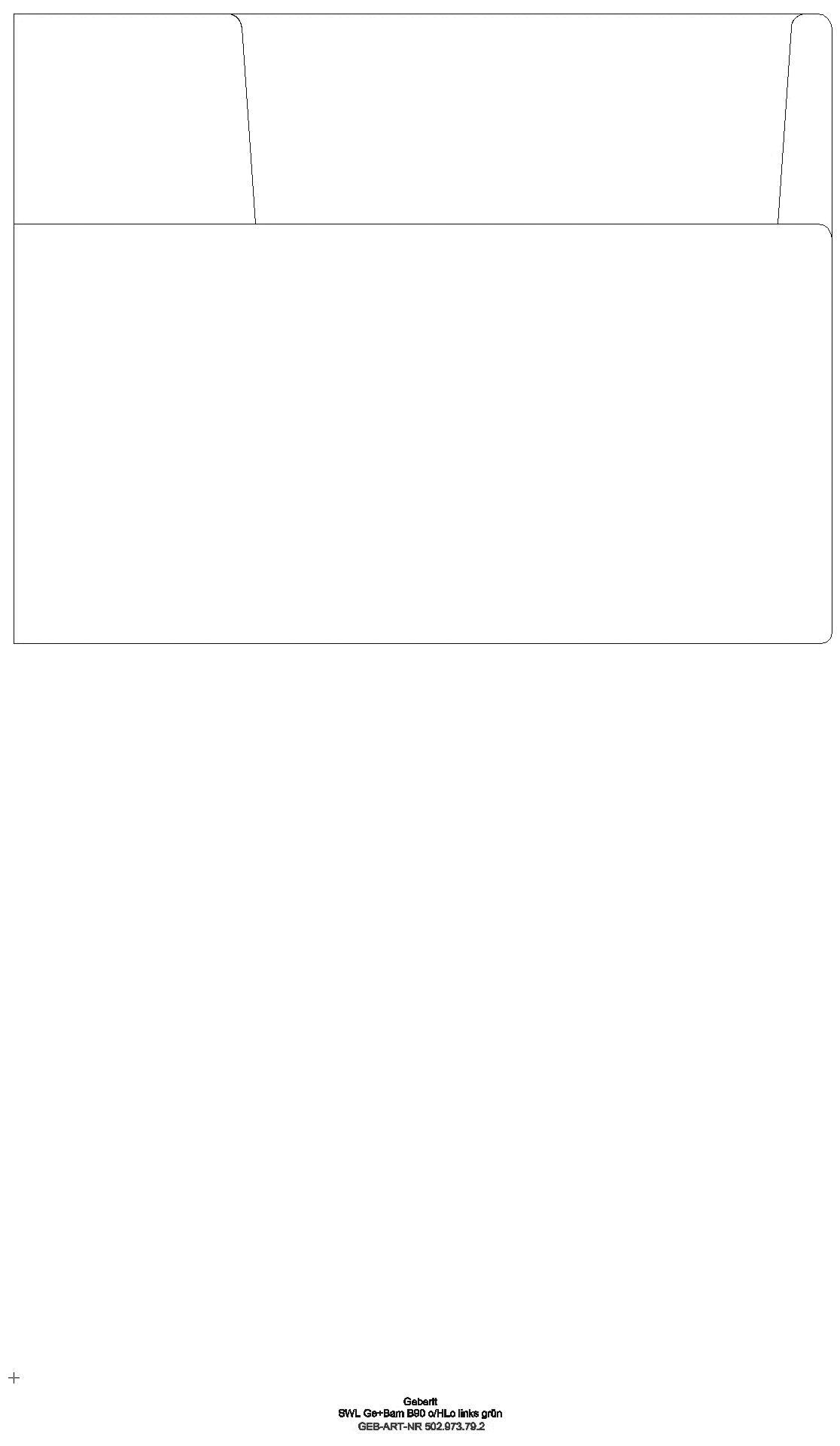 Bambini Spiel-/Waschlandschaft B:90cm 2 Waschpl., tieferes B li, o. Hl., grün_ge2s_502973792_l