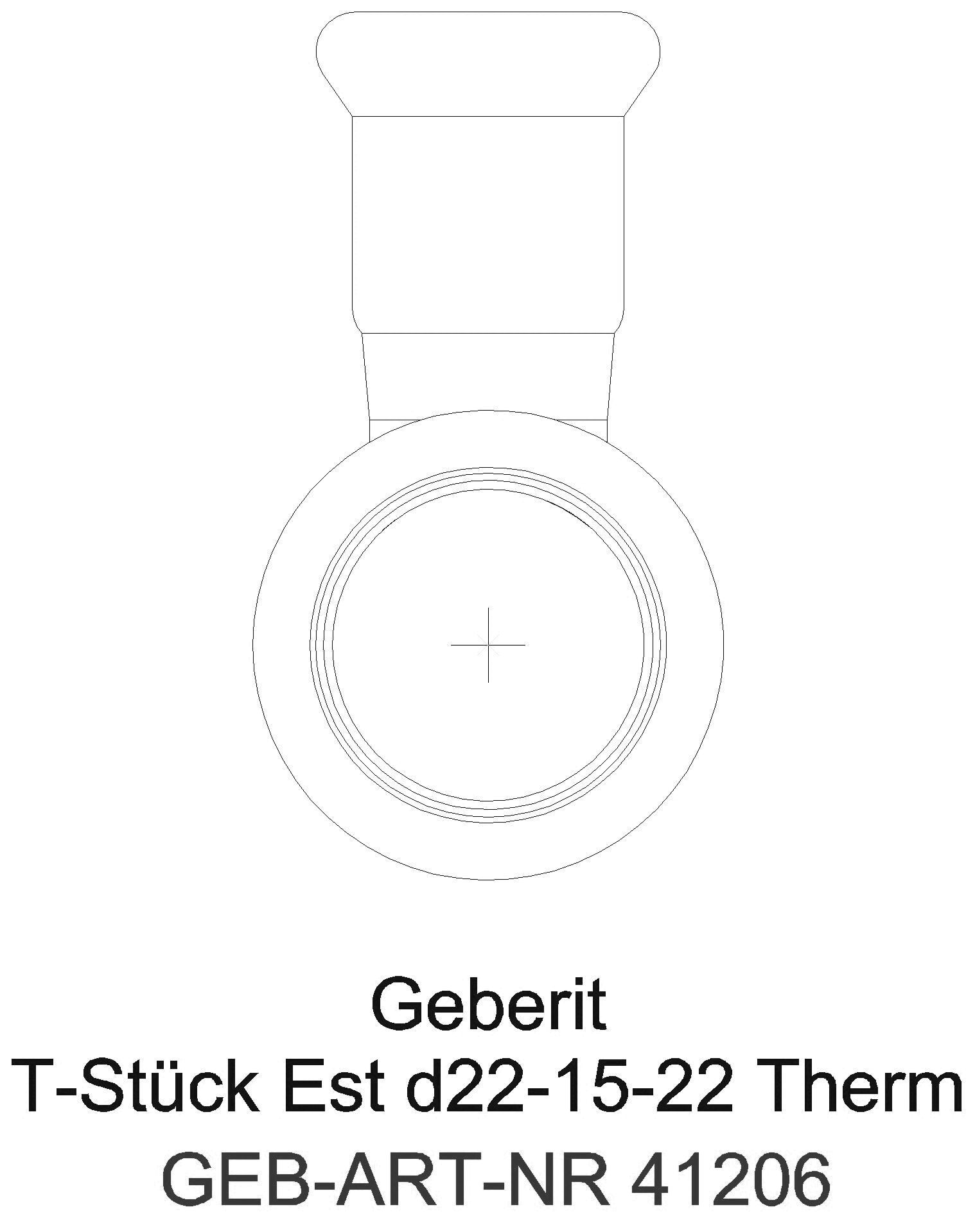 GE Mapress Therm T-Stück reduziert d18-15-18_41206_l