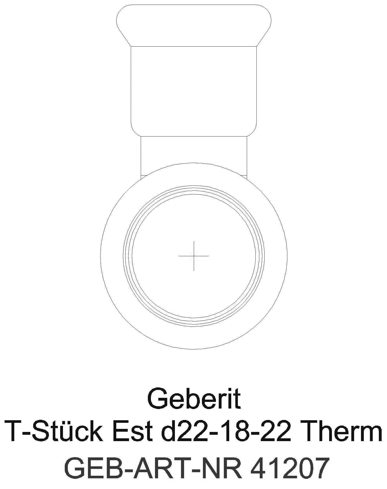 GE Mapress Therm T-Stück reduziert d22-15-22_41207_l