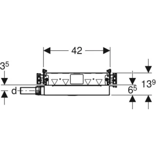 GE GIS Element für Dusche Geberit - GE GIS Element für Dusche