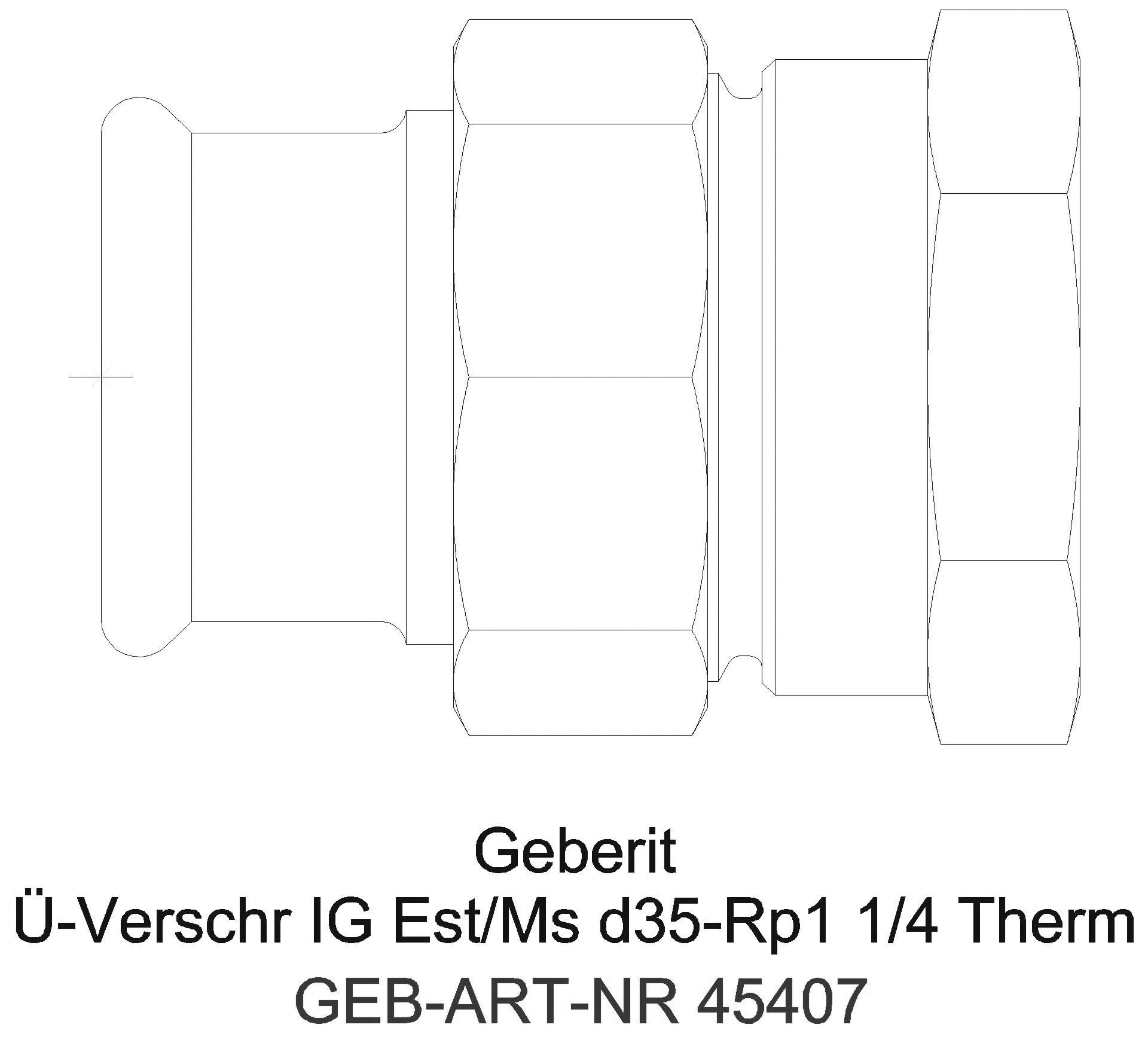 Geberit - GE Mapress Therm Übergangsverschr. mit IG d28-Rp1_45407_g