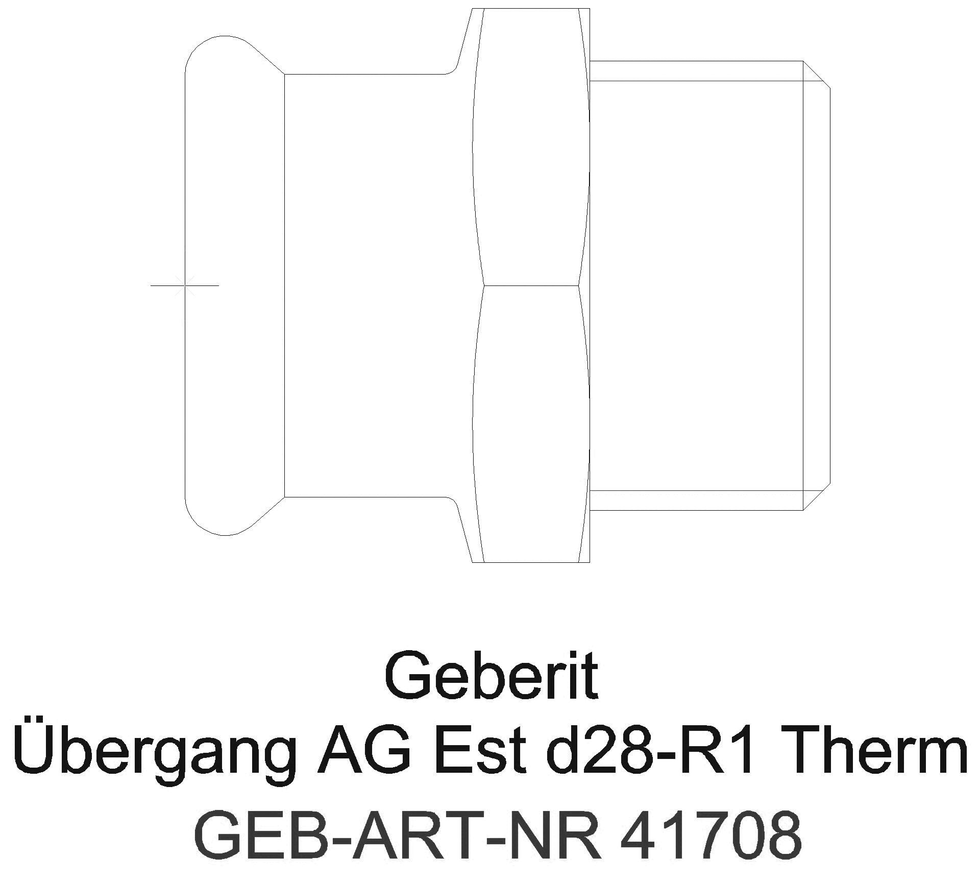 GE Mapress Therm Übergang mit AG d22-R3/4_41708_a