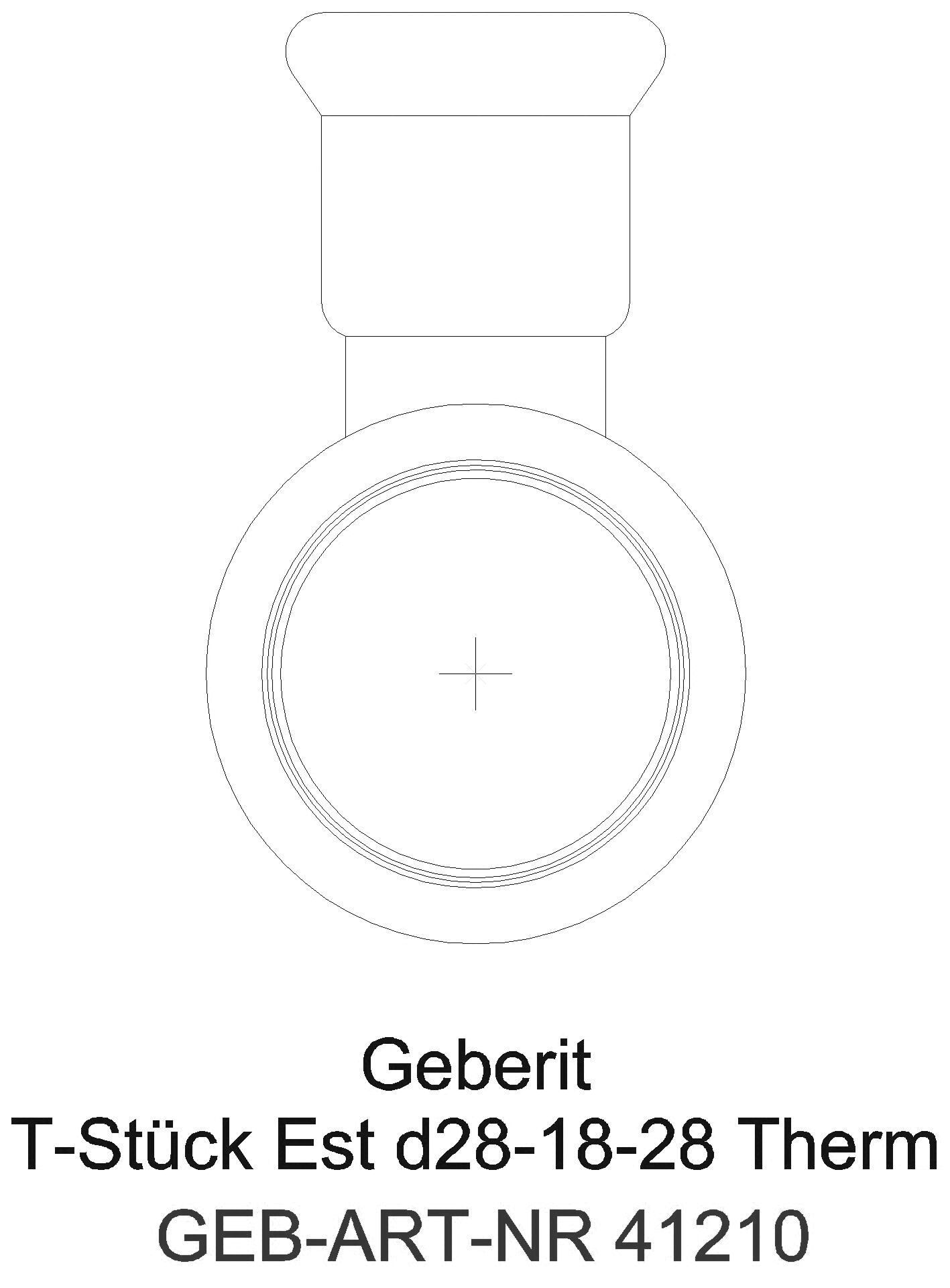 GE Mapress Therm T-Stück reduziert d28-15-28_41210_l
