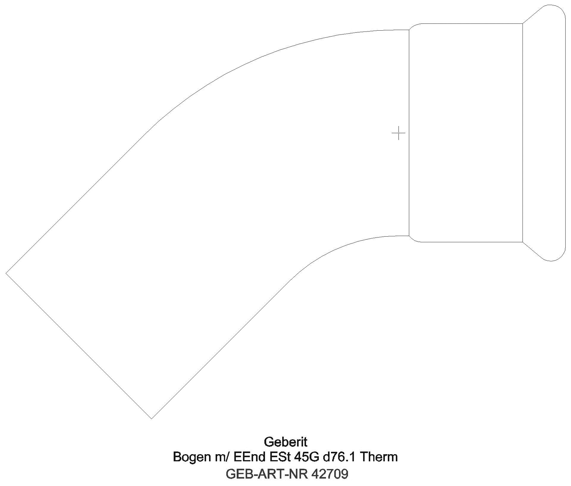 GE Mapress Therm Bogen 45Gr d76,1 mit Einschubende_42709_l