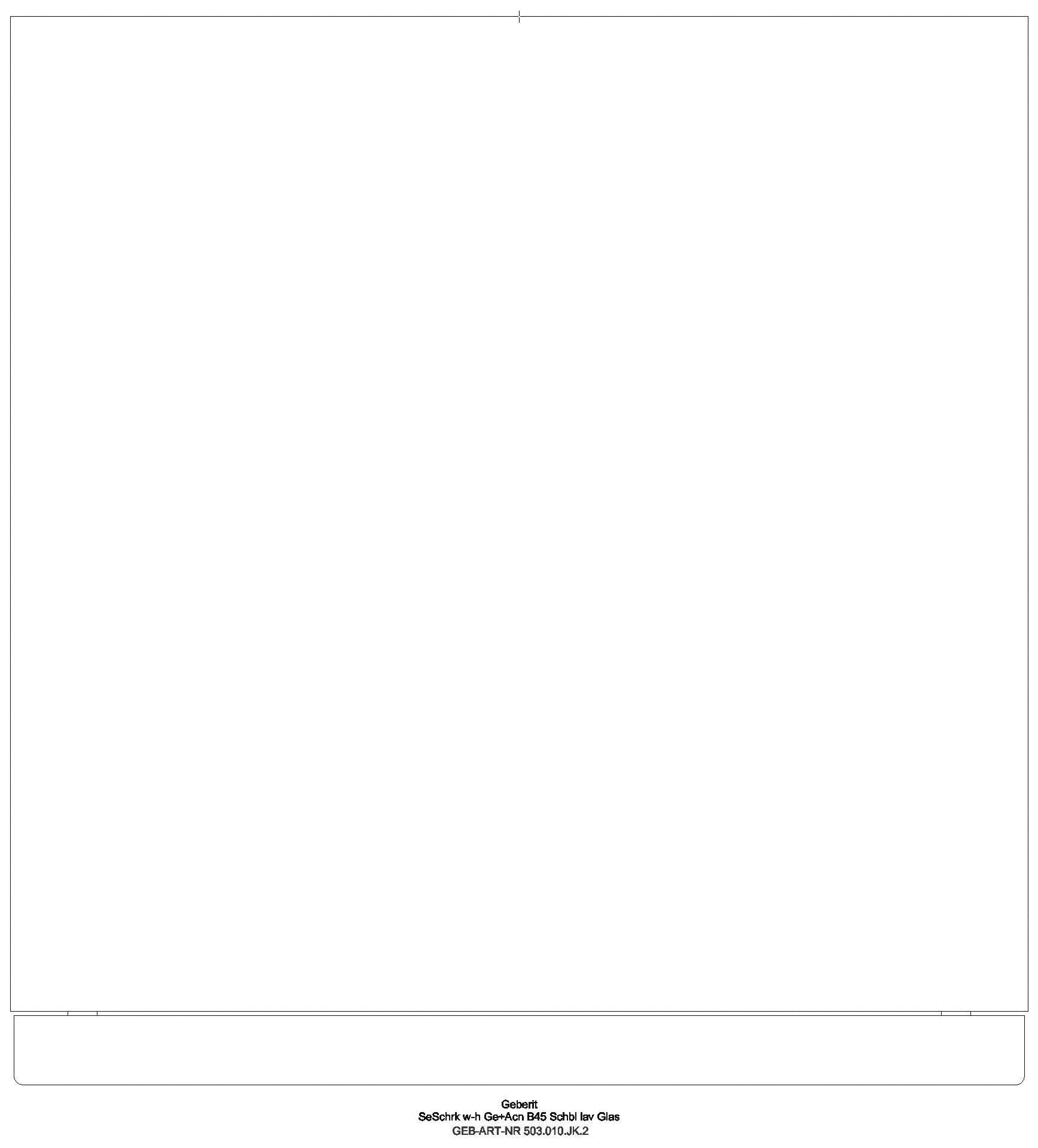 Acanto Seitenschrank mit 1 Schublade i.Schubl., 45,2x52x47,5cm lava/Glas lava_503010jk2_g