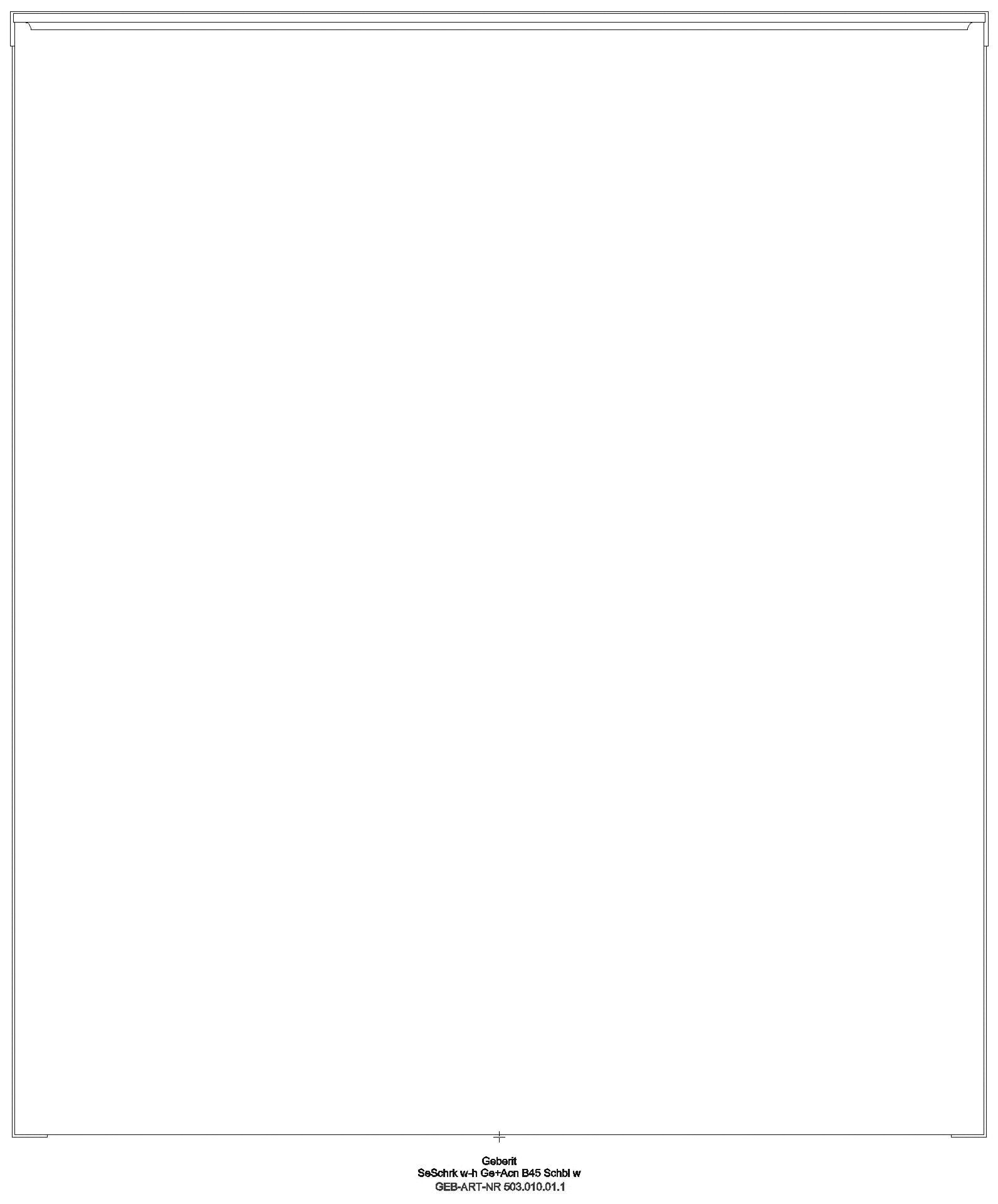 Acanto Seitenschrank mit 1 Schublade 1 i.Schubl., 45,2x52x47,5cm, weiß hgl._ge2f_503010011_a