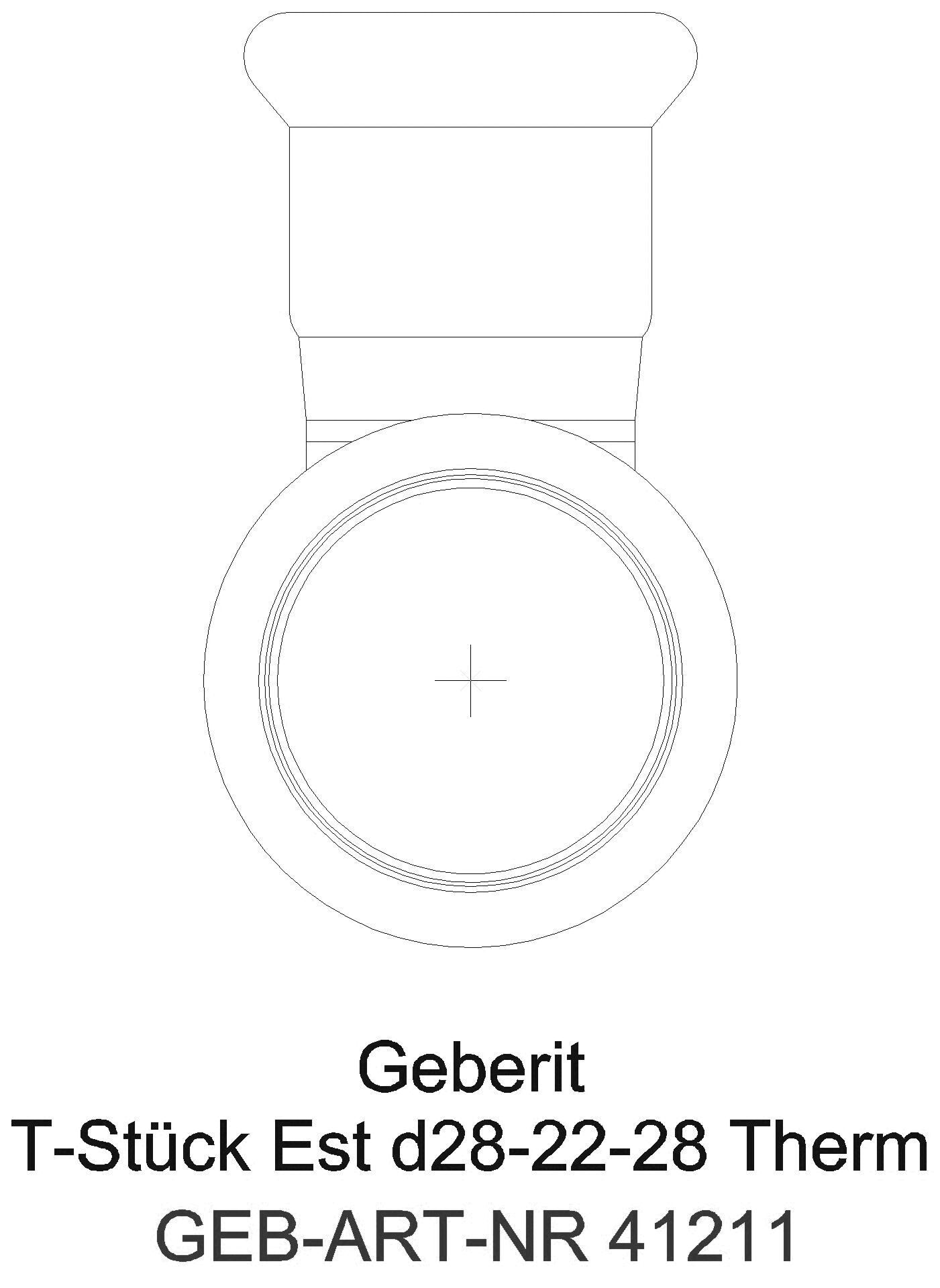 GE Mapress Therm T-Stück reduziert d28-18-28_41211_l