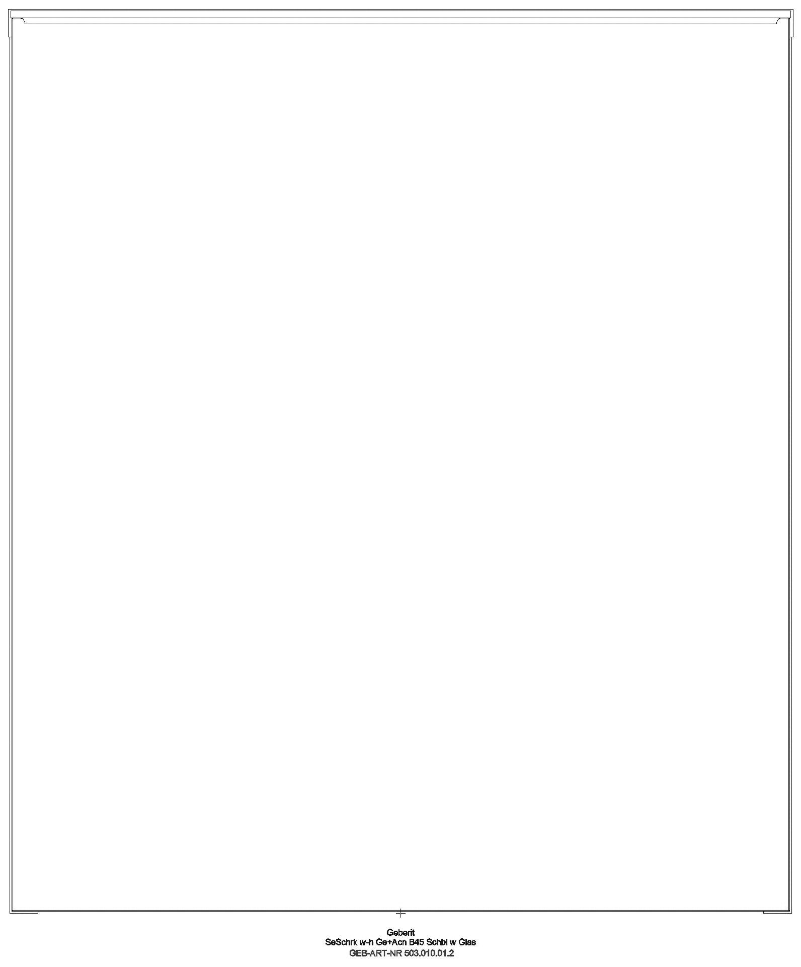 Acanto Seitenschrank mit 1 Schublade i.Schubl., 45,2x52x47,5cm weiß/Glas weiß_ge2f_503010012_a