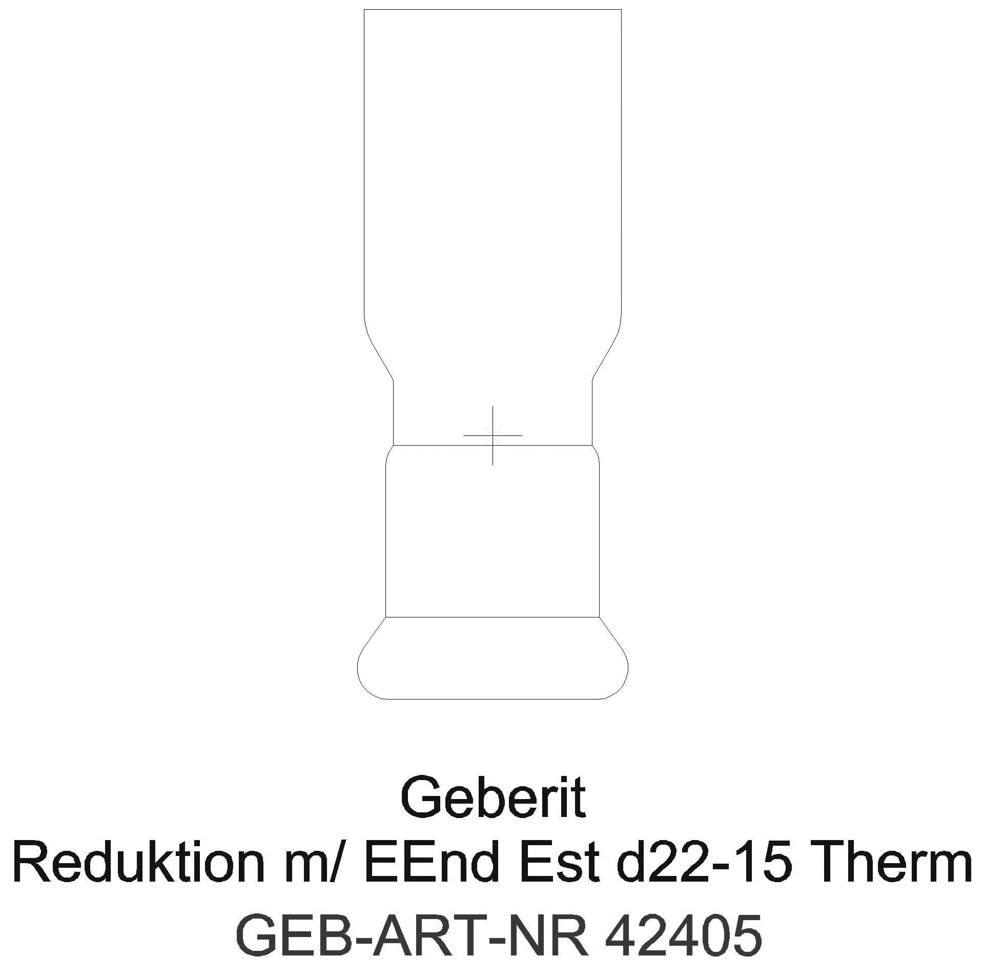 Geberit - GE Mapress Therm Reduktion mit Einschubende d18-15_42405_g