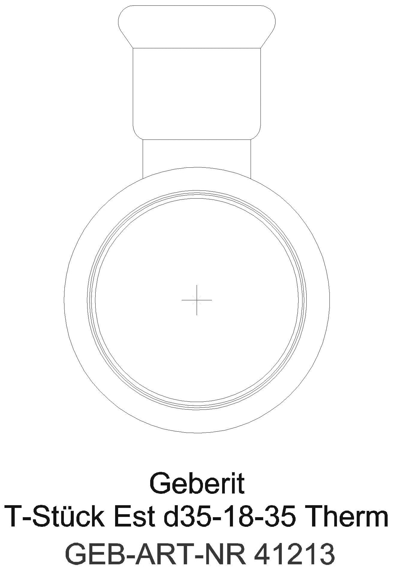 GE Mapress Therm T-Stück reduziert d35-15-35_41213_l