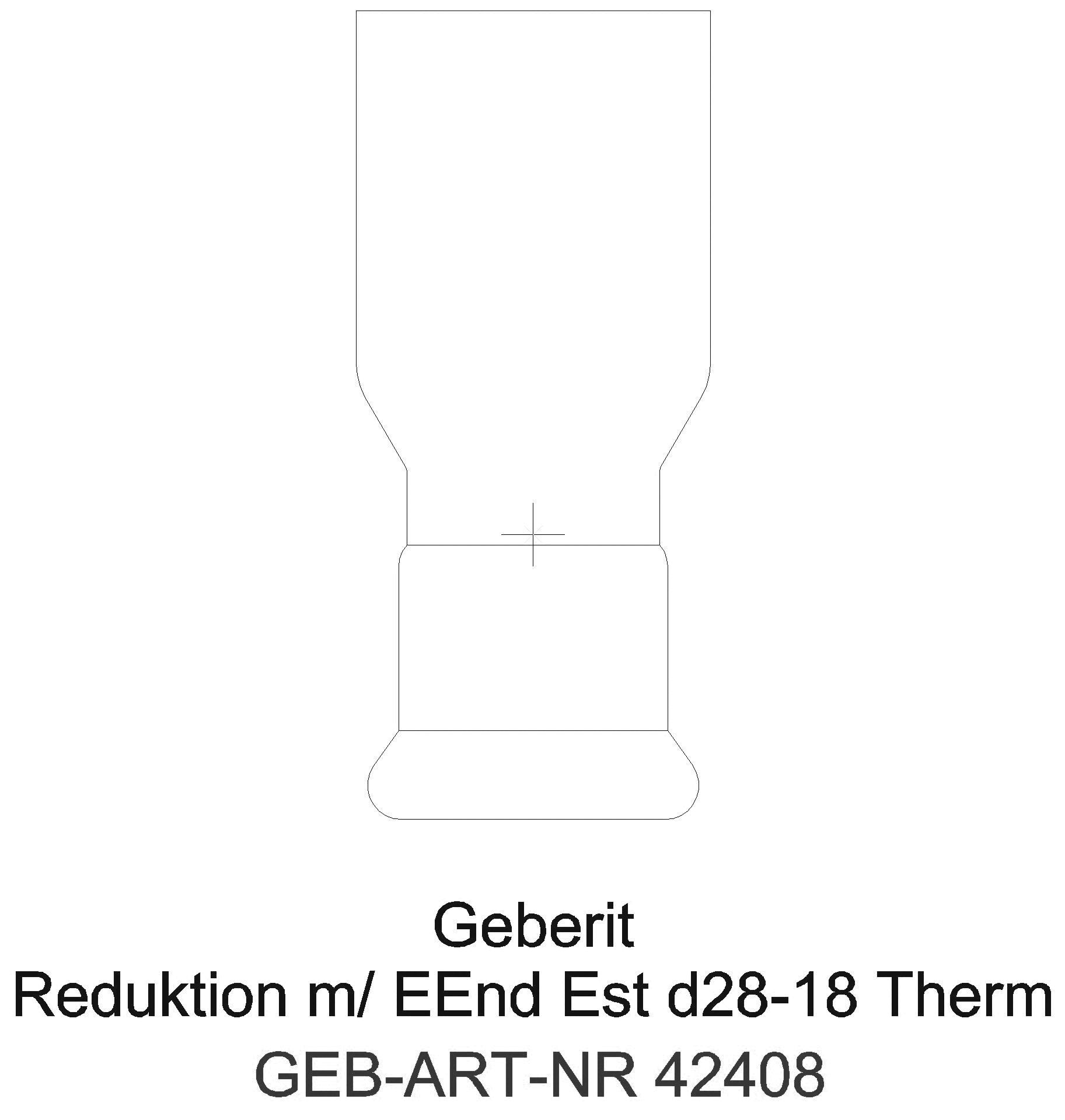 Geberit - GE Mapress Therm Reduktion mit Einschubende d28-15_42408_g