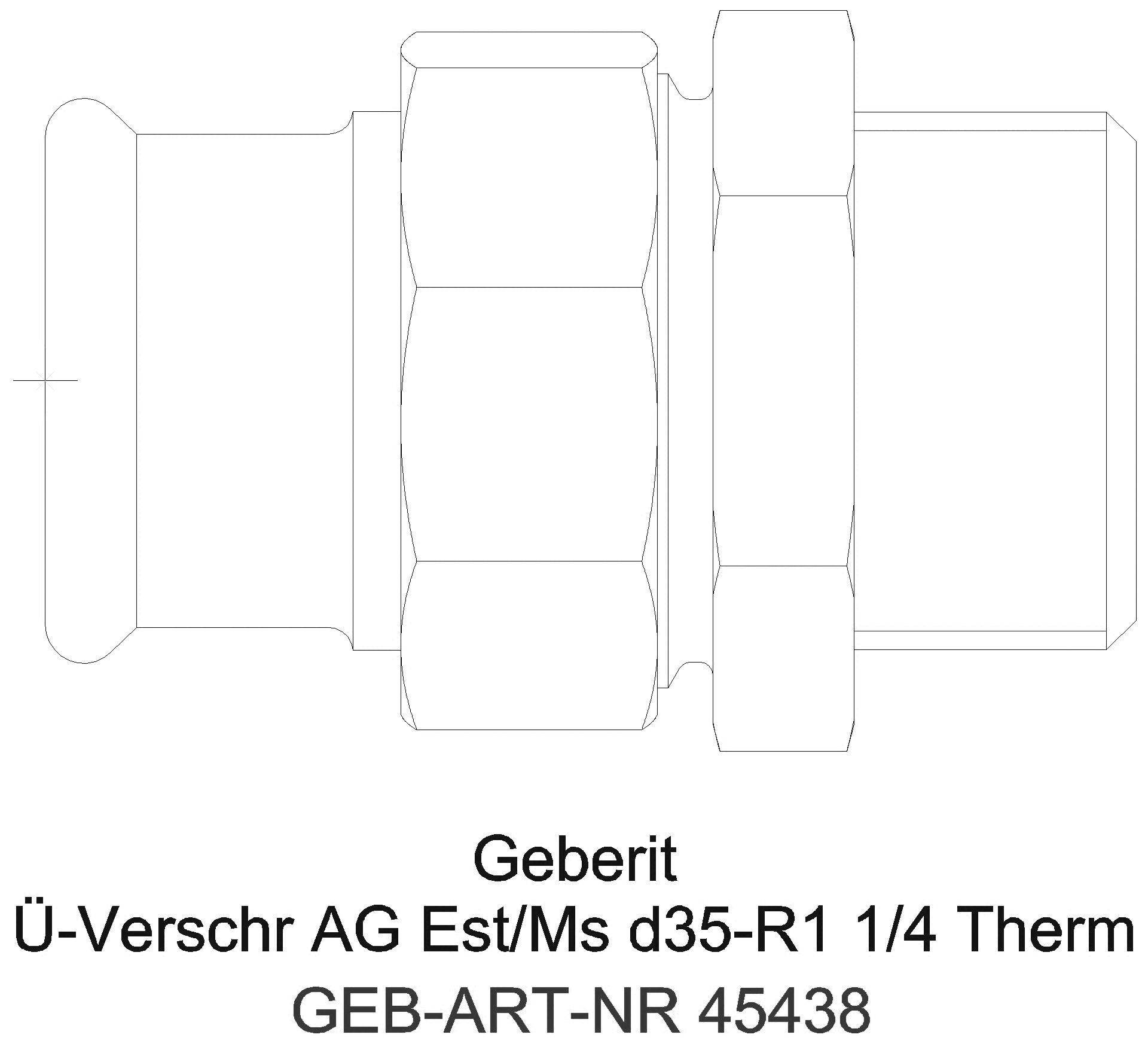 Geberit - GE Mapress Therm Übergangsverschr. mit AG d28-R1_45438_g