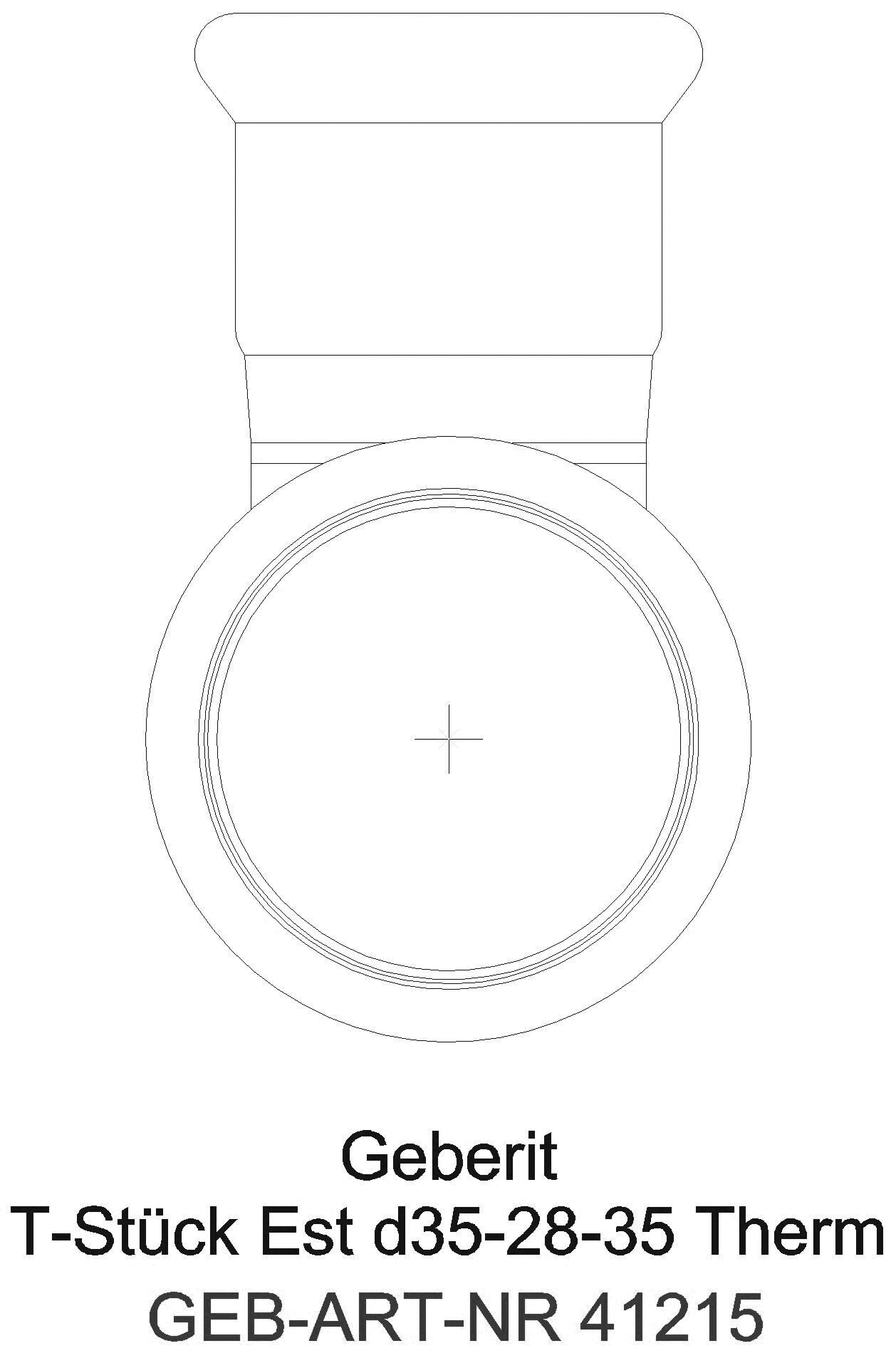 GE Mapress Therm T-Stück reduziert d35-22-35_41215_l