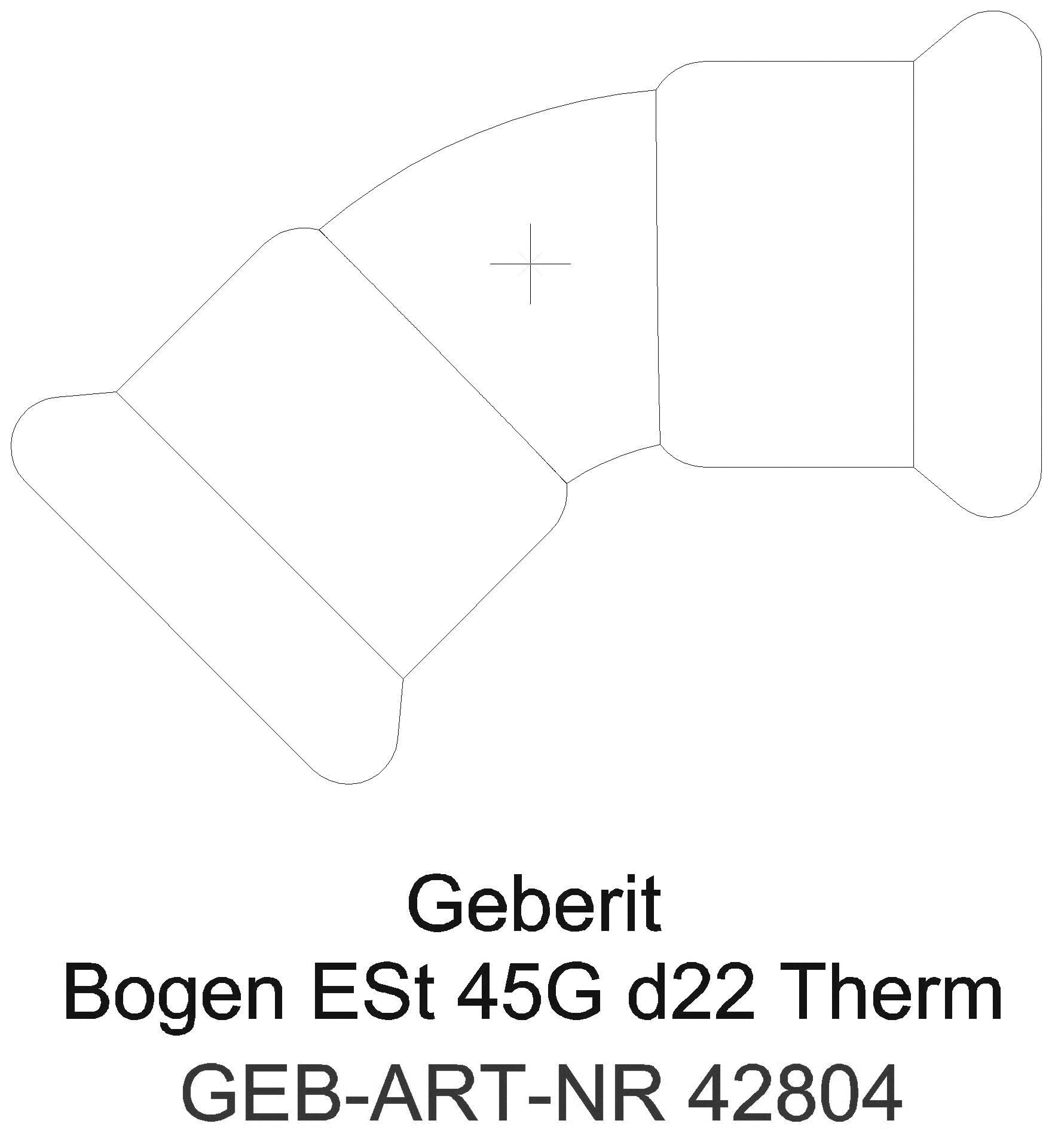 Geberit - GE Mapress Therm Bogen 45Gr d22 _42804_l