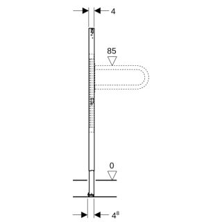 Geberit - GE Duofix Element für Stütz-/Haltegriffe (GTIN: 4064746031182, HAN: 111790002)