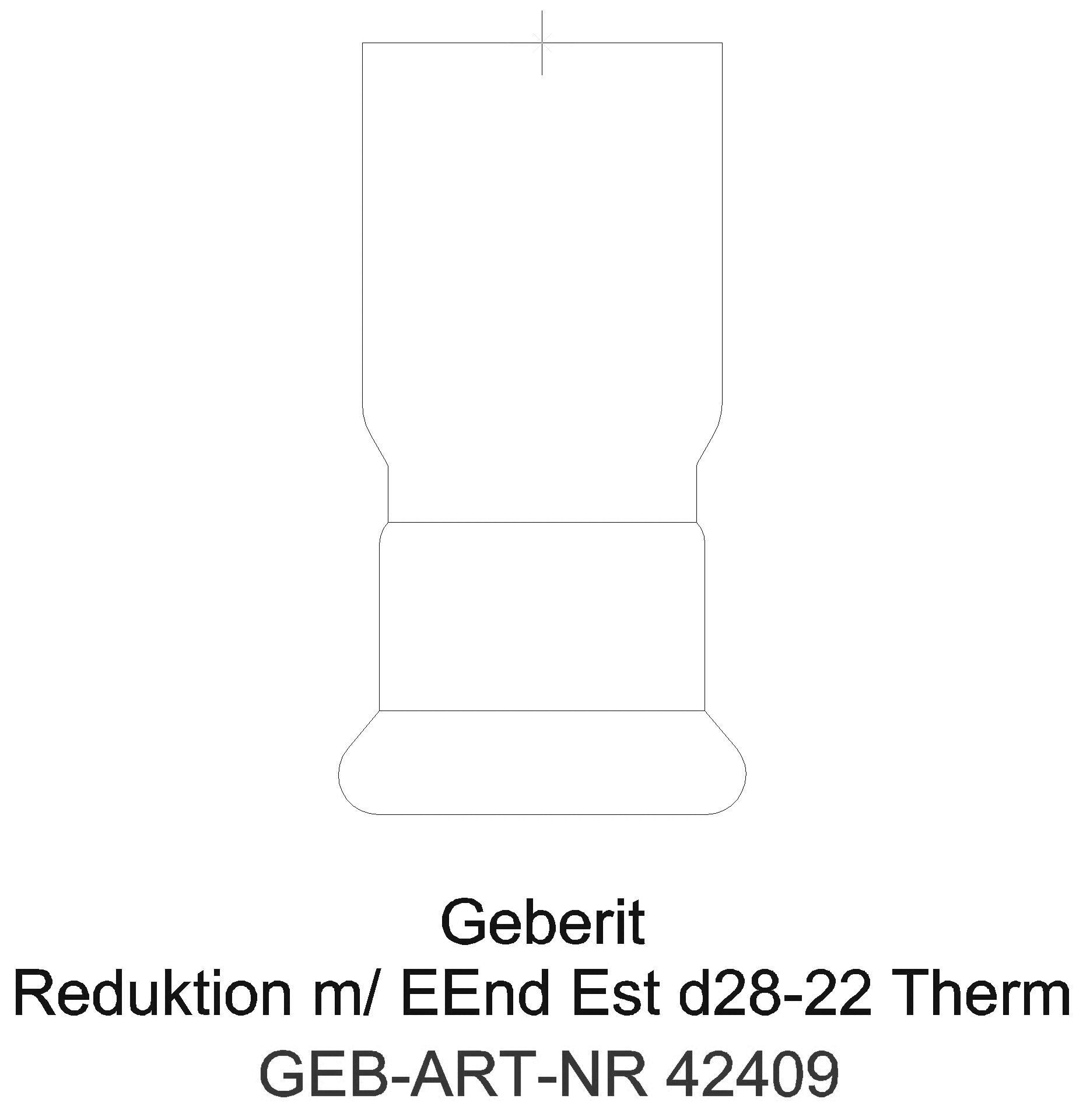 Geberit - GE Mapress Therm Reduktion mit Einschubende d28-18_42409_g