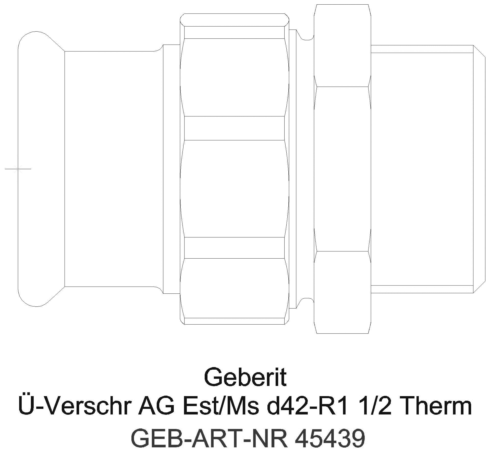 GE Mapress Therm Übergangsverschr. mit AG d35-R1 1/4_45439_g