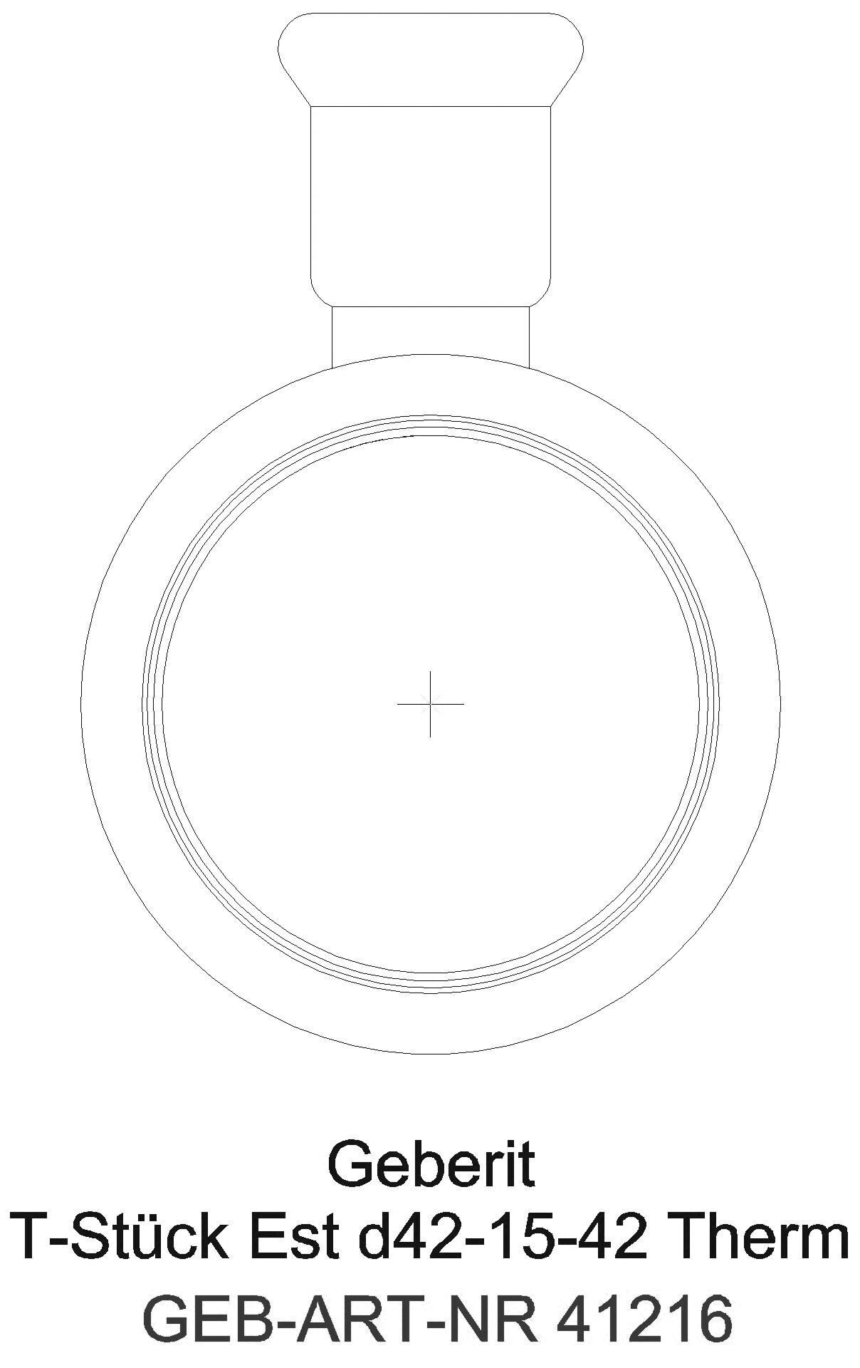 GE Mapress Therm T-Stück reduziert d35-28-35_41216_l